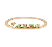 Janod Story Train With Circuit Brown