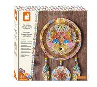 Janod - Lighted Bee Catcher to Create and Hang - String - Batteries included- Les Ateliers Déco - DIY - Children's Creative Leisure Kit - Fine motor skills and concentration - From 8 years - J09161