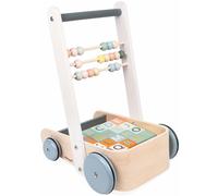 Janod Sweet Cocoon Cart with ABC blocks