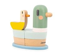 Janod - Sweet Cocoon Stackable Duck - 7x FSC Wood Stackable Pieces - Early-Learning Game - Develops Fine Motor Skills - 12 Months +, J04059