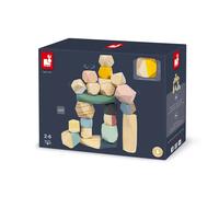 Janod Sweet Cocoon Stacking Stones Construction Game Multicolor 24 Months-6 Years Kids
