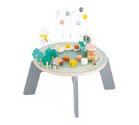 Janod - Sweet Cocoon Wooden Activity Table - 9 Children’s Activities - Early-Learning Toy - Develops Fine Motor Skills - FSC Wood Table - Garden Theme - 12 Months +, J04045