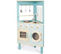 Janod Trio Corner Kitchen | Wooden Pretend Play Toy