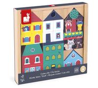 Janod Cross Roads City Blocks Multicolor Kids