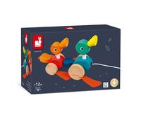 Janod Wooden Pull Along Ducks Pre-School Toy 12m+