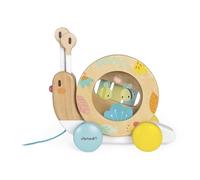 Janod Pure Pull-along Snail Multicolor 12 Months-3 Years
