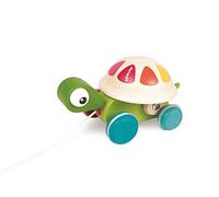 JANOD WOODEN PULL ALONG ANIMAL TURTLE BRAND NEW IN BOX 12M+