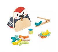 Janod - Woodpecker and Caterpillars - Early-Years Developmental Toy - Learning Colours - In Partnership with WWF - 24 Months +, J08641