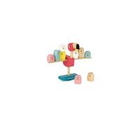 Janod - Zigolos Wooden Balancing Game Flamingo - Manipulation Game - Water-based Paint - For children from the Age of 3, J08230, Multicolored