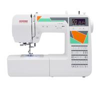Janome 0018050DC 81050DC MOD MOD-50 Computerized Sewing Machine with 50 Built-in Stitches, 3 One-Step Buttonholes, Drop Feed and Accessories, Metal, Red