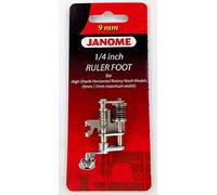 Janome 1/4" Ruler Foot for High Shank Models (9mm or 7mm Maximum Width)