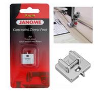 Janome Concealed / Invisible Zip Foot For 9mm Stitch Width Janome Sewing Mach...