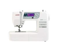 Janome decor computer, 230 DC. | Computer sewing machine with 30 stitches, start/stop button, needle threader, LCD display and large sliding table.
