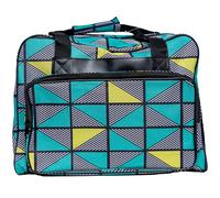 Janome Geometric Green Universal Sewing Machine Tote Bag, Canvas