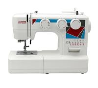 Janome MOD-19 Easy-to-Use Sewing Machine with 19 Stitches, Automatic Needle Threader and 5-Piece Feed Dogs