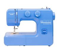 Janome Pink Sorbet Easy to Use Sewing Machine with Inner Metal Bobbin Chart Tutorial Videos with Beginner in Couture Blue