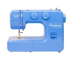 Janome Pink Sorbet Easy to Use Sewing Machine with Inner Metal Bobbin Chart Tutorial Videos with Beginner in Couture Blue