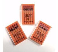 Janome Red Tip 3 x 5 Needle Packs Size 14 Size 90/14