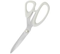 Janome Side Bent Dressmaking Scissors, Metal, White, 8.5 inc