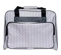 Janome Wavy Gray Universal Sewing Machine Tote Bag, Canvas