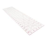 Janome XR-61 6x24 Imperial Design Template Quilting Ruler, Acrylic, 61x16x0.5 cm, transparent