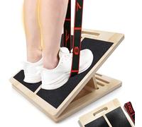 JANORS Adjustable Slant Board, 500 lb Weight Capacity, Professional Stretch Board ＆ Resistance Bands (Assisted Training) for Stretching Calf Muscles, Ankles, Suitable for Home, Gym, Physiotherapy Room