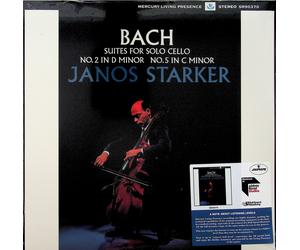 JANOS STARKER Bach Solo Cello Suites No. 2 & 5 LP (NEW 2022 Half Speed) SR 90370
