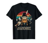 Janosik Slavic Legend Design - Mountain Warrior Art T-Shirt