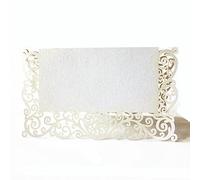 JANOU Place Card Table Name Card Paper Seat Numbers Cards for Wedding Birthday Party Decoration Pack 25pcs