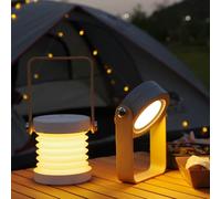 JANPIM Touch Control Dimmable Multifunctional Night Light,Battery Operated Reading Light Table Lamp Outdoor Lamp Desk Lamp,USB Rechargeable Portable Folding LED Lantern Lamp