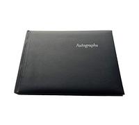 Janrax 12 x Black Autograph Books Signature End of Term School Leavers