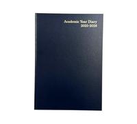 Janrax 2025-2026 A4 Day Per Page Blue Academic Diary