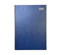 Janrax 2026 A4 2 Pages Per Day Blue Desk Diary