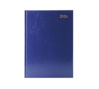 Janrax 2026 A4 Day Per Page Blue Appointments Diary