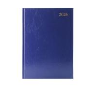 Janrax 2026 A4 Day Per Page Blue Desk Diary