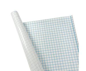Janrax 50cm x 10m Clear Glossy CPP 0.06mm Thick Self-Adhesive Book Cover Roll