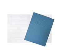 Janrax 9x7 Light Blue 80 Page Feint Ruled with Margin Exercise Book WF Paper with 225gsm Manilla Cover