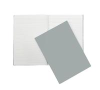 Janrax A4 160 Pages 8mm Ruled Grey Casebound Notebook