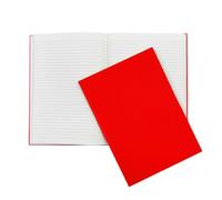Janrax A4 160 Pages 8mm Ruled Red Casebound Notebook