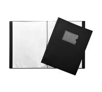 Janrax A4 Black Flexible Cover 60 Pocket Display Book - Presentation Folder
