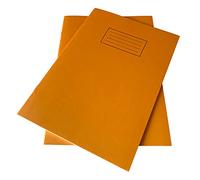Janrax A4 Orange 80 Pages Feint and Ruled Exercise Book