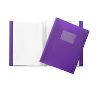 Janrax A4 Purple Flexible Cover 100 Pocket Display Book - Presentation Folder