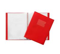 Janrax A4 Red Flexible Cover 60 Pocket Display Book - Presentation Folder