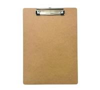 Janrax A4 Wooden Clipboard - Strong Hardboard with Metal Clip and Hanging Hole