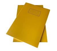 Janrax A4 Yellow 80 Pages Feint and Ruled Exercise Book