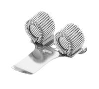 Janrax Double Hole Metal Pen Holder With Pocket Clip - Doctors, Nurse, Uniform etc