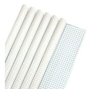 Janrax Pack of 12 33cm x 3m Clear Glossy CPP 0.06mm Thick Self-Adhesive Book Cover Rolls