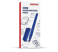 Janrax Pack of 12 Blue Handwriting Pens