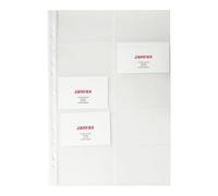 Pack of 20 Business Card Holder A4 Punched Pockets