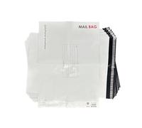 Janrax Pack of 20 Jumbo Polythene Mailing Bags 50x65cm - Secure Peel & Seal Envelopes